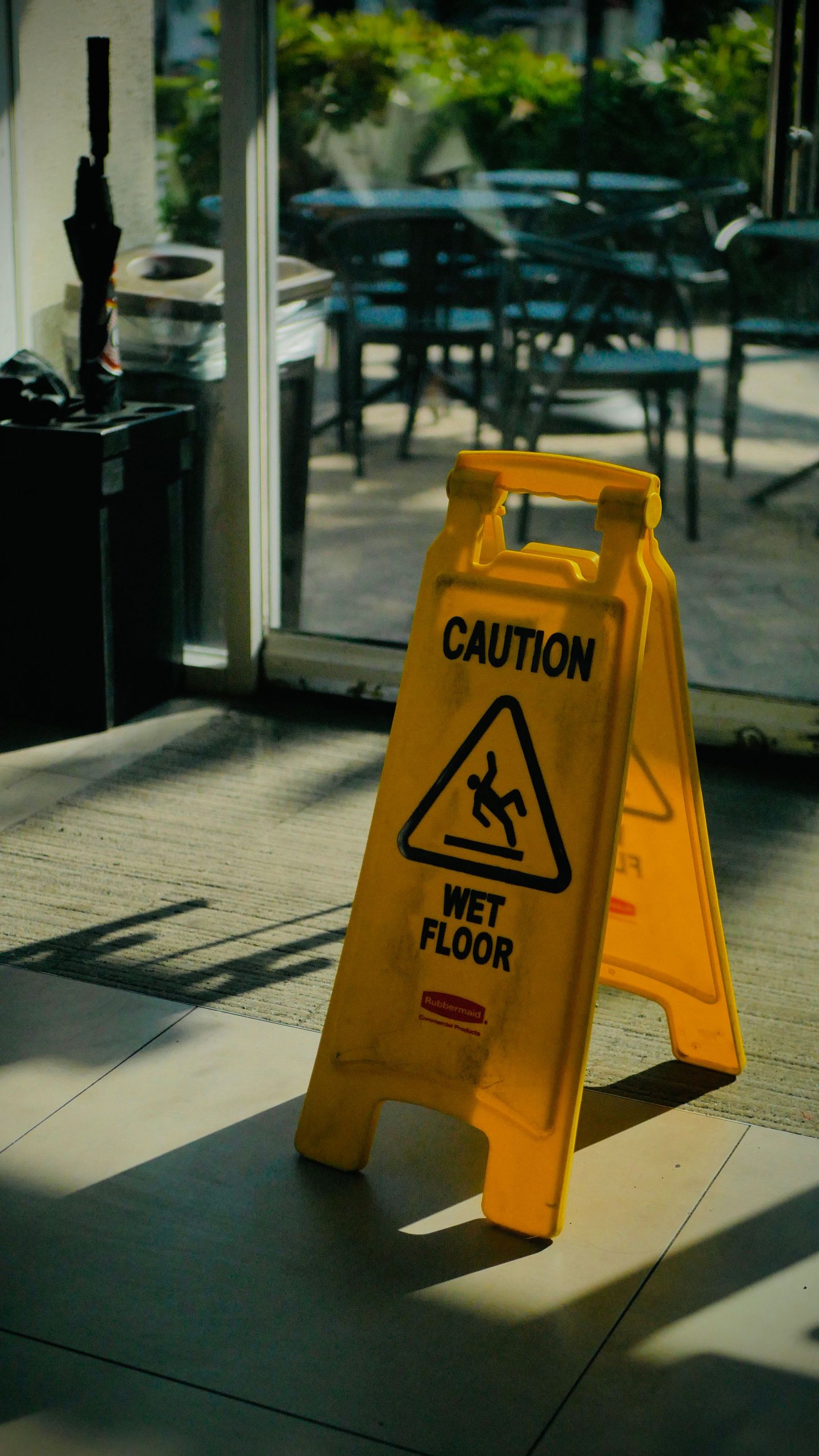 Property hazard warning sign